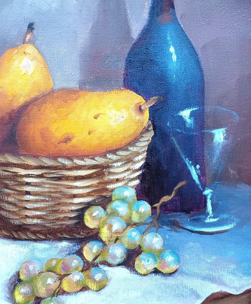 Gaston Noelanders (1910-1987) - Still life with fruit and wine #4.3