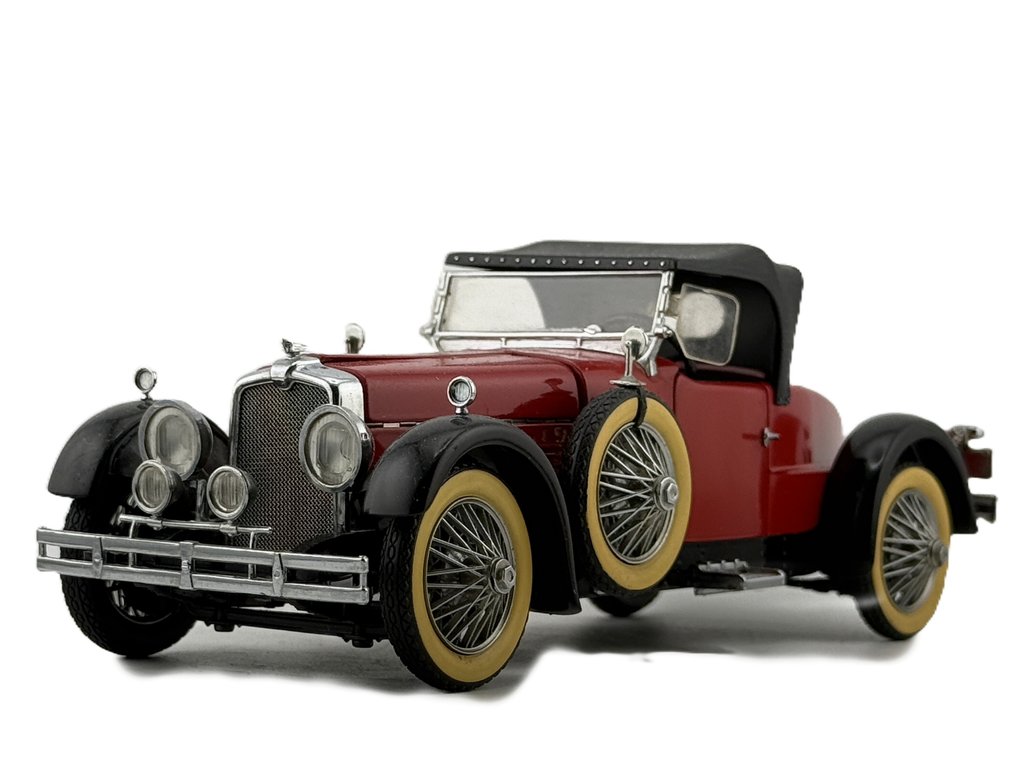 Franklin Mint 1:24 - 模型汽车 - 1928 Stutz Black Hawk Boattail Speedster - 由100个零件手工组装 #1.0