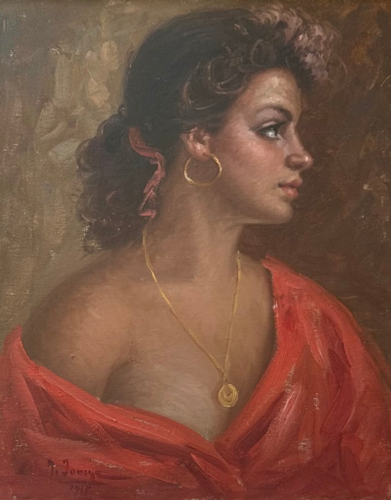 Scuola italiana (XX) - La musa napoletana #1.0