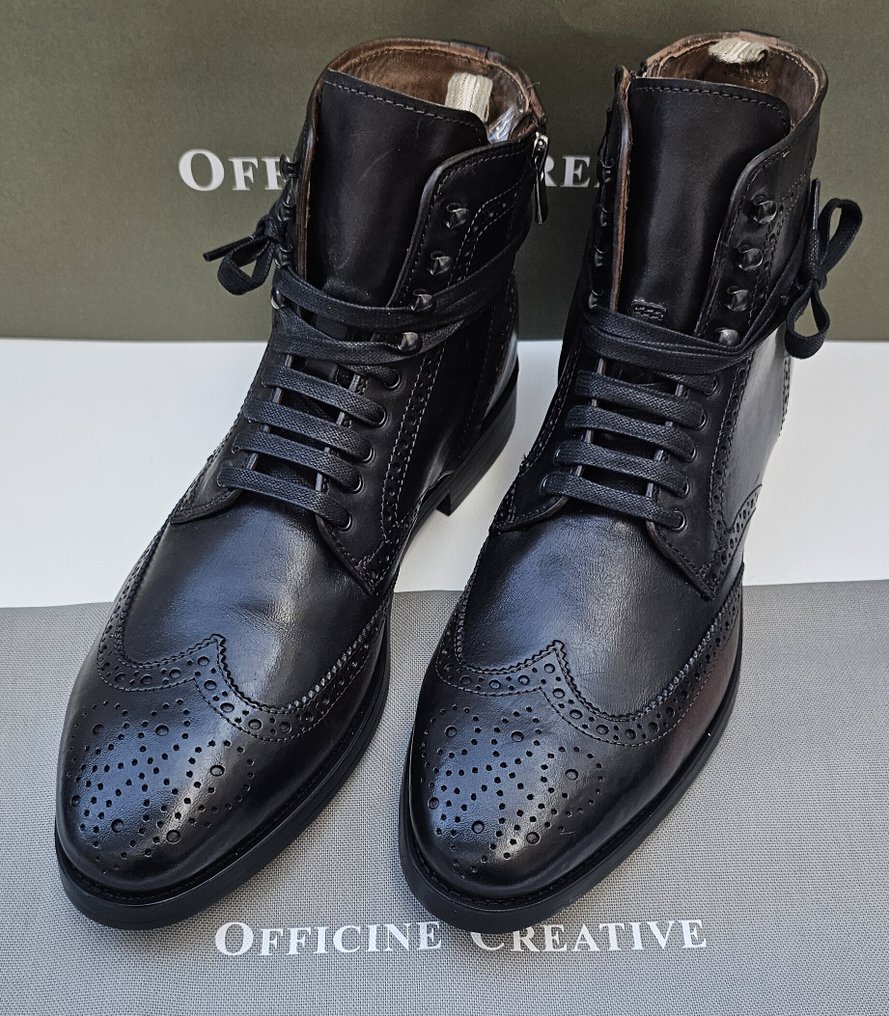 Officine Creative - Μπότες με κορδόνια - Mέγεθος: EU 43.5 #4.3