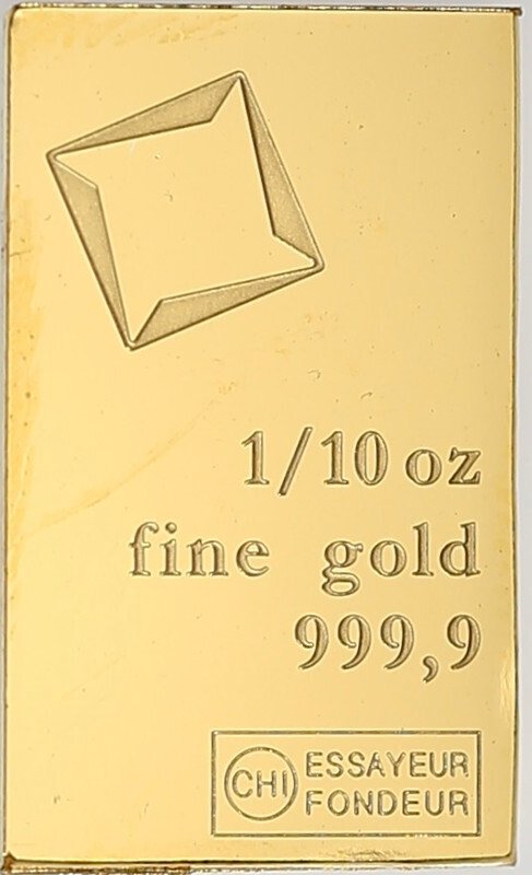 3 gramas - Ouro .999 - Valcambi, Switzerland #2.1