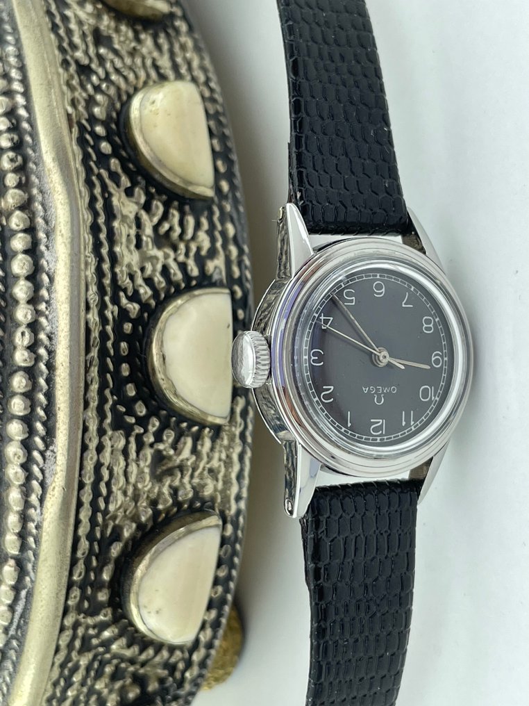 Omega - Ref.10361581 - Cal.13.5 - Black Dial - Senza prezzo di riserva - Donna - 1950-1959  #4.3