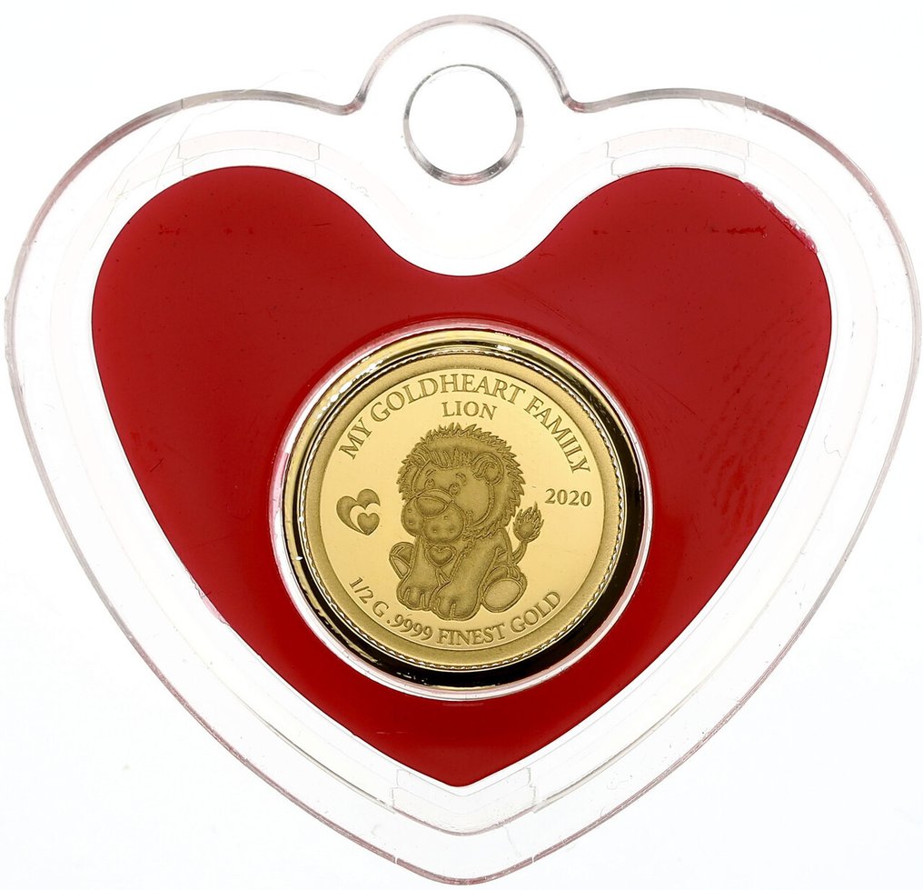 0,5 gram - 金 .999 - Coeur Lion - 2020  (没有保留价) #2.1