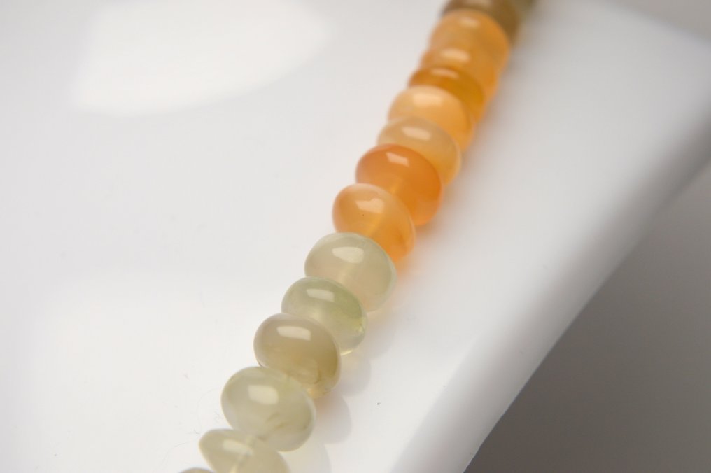 Katzenauge (Chrysoberyll) - Achat mit Katzenaugeneffekt - 42,8 g - Halskette #2.1