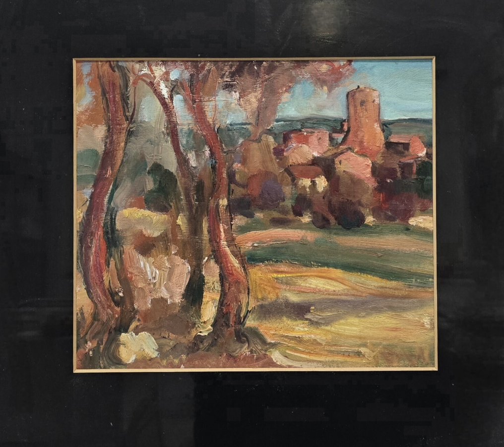 Post-impressionist school (XX) - Land and memory #1.0