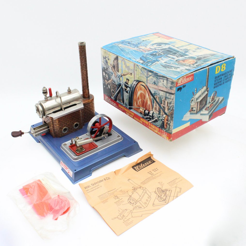 Wilesco - 锡制玩具 - D8 Steam Engine, Boxed - 1950-1960 - 德国 #1.0