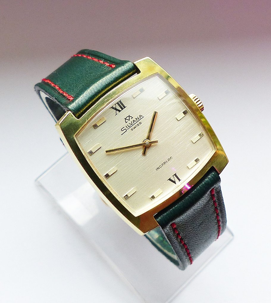 Silvana - Classic Tonneau 17Rubis - 沒有保留價 - 7640 - 男士 - 1960-1969  #3.2