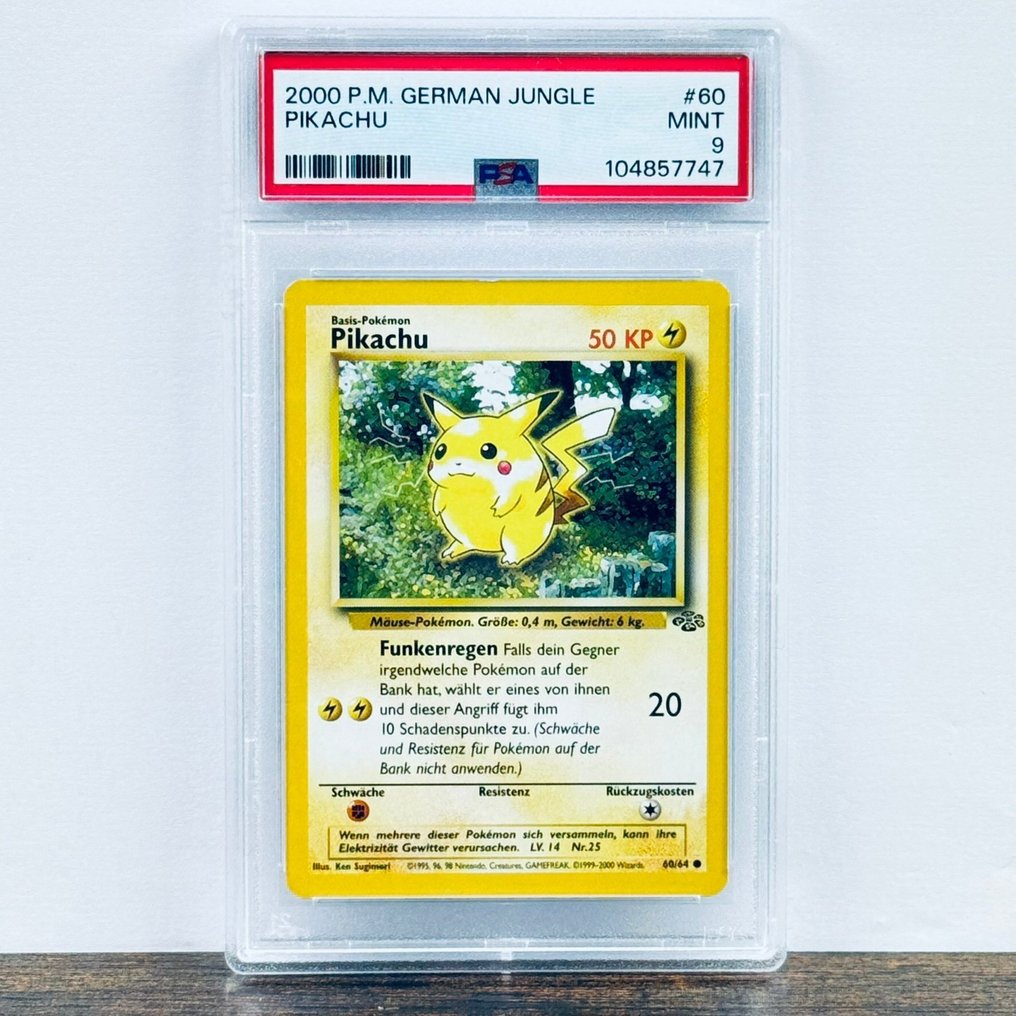 Pokémon Graded card - Pikachu Jungle #60 - Pokémon - PSA 9 #1.0