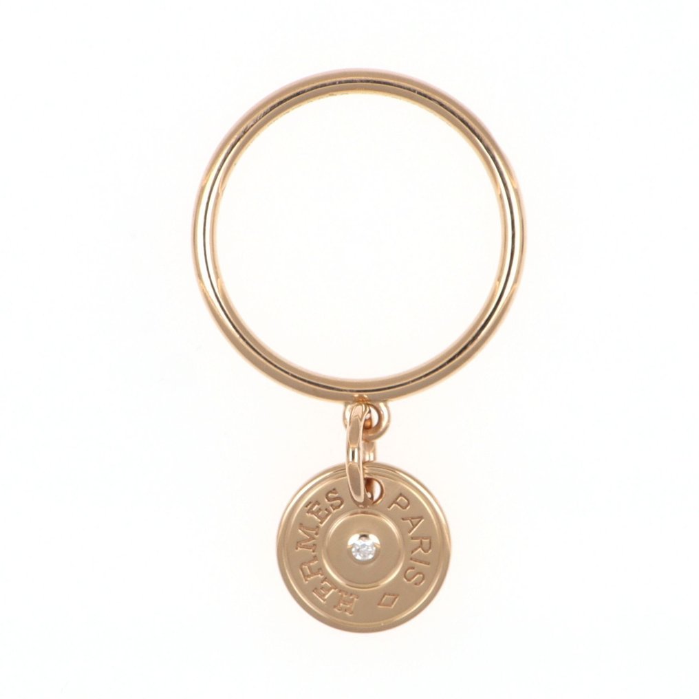 沒有保留價 - Hermès - 戒指 - 18 克拉 玫瑰金 鉆石 (天然) #1.0