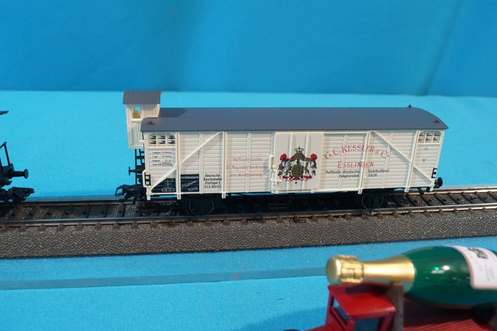 Märklin H0轨 - 48099 (99701) + 48002 (2002101) - 模型火车货运车厢 (2) - 博物馆车辆 1999年至2002年 #4.3