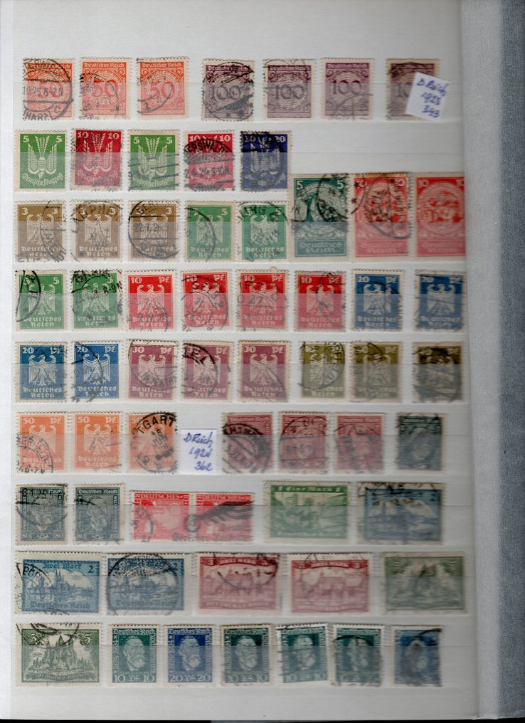 德意志帝国 1923/1945 - 德国帝国的股票目录和中等股票手册。 #1.0