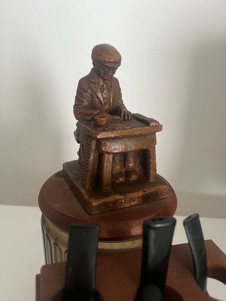 Senza prezzo di riserva - Set da scrivania - Legno, Vetro, Zamac #1.0