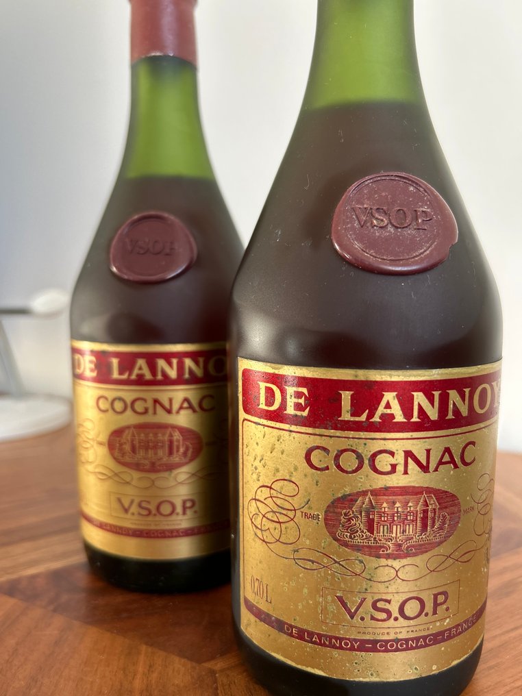 De Lannoy - VSOP Cognac  - b. 1980s - 70cl - 2 bottles #1.0