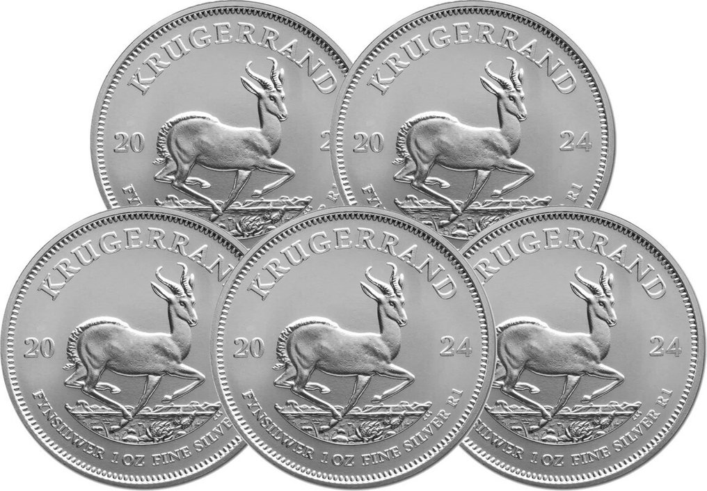 5 Troy Ounce - Silver .999 - Krugerrand 2025 - 155,5 gram - fine silver #1.0