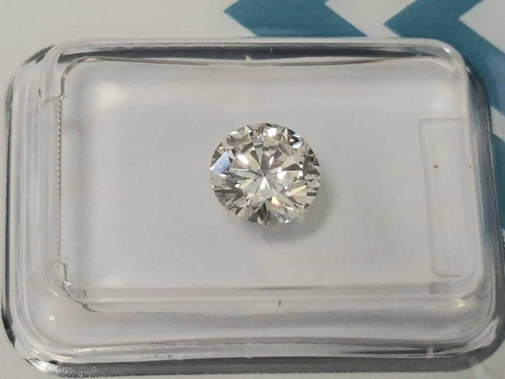 1 pcs Διαμάντι (Φυσικό) - 1.01 ct - Στρογγυλό - G - VVS2 - International Gemological Institute (IGI) #1.0