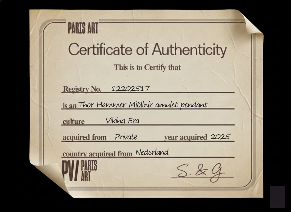 Epoca vichinga Bronzo amulet pendant  (Senza prezzo di riserva) #4.3