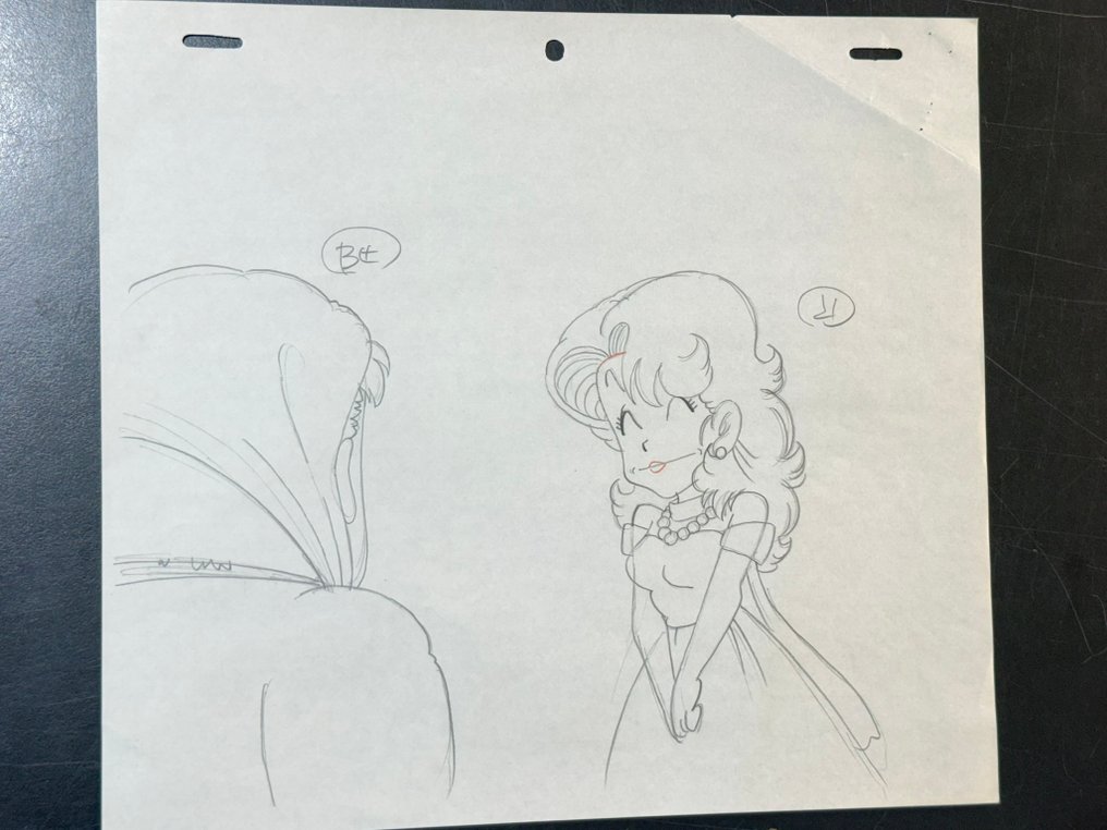Toei Animation - Original animation drawing + copy layout - Dr. Slump (1980) #2.1