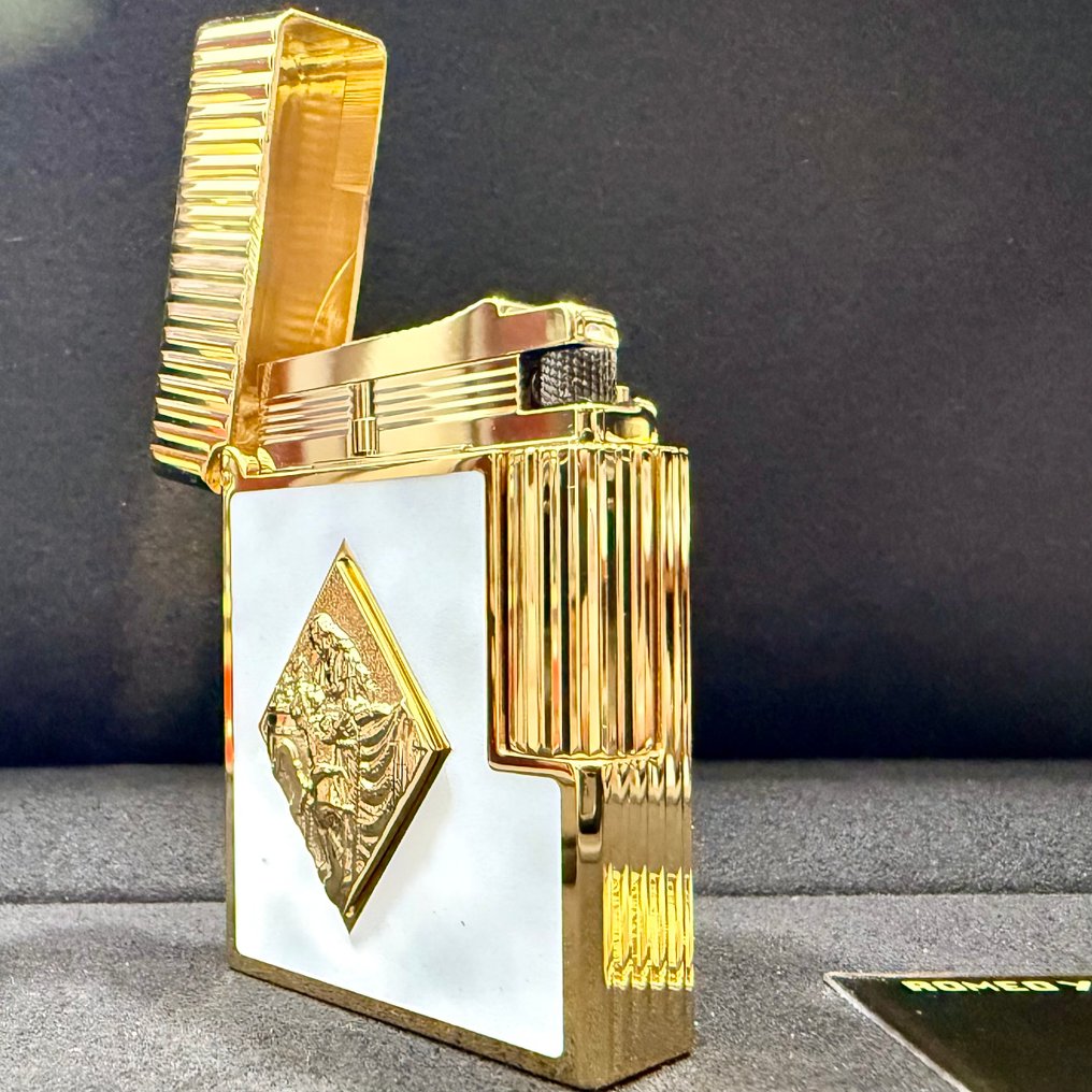 S.T. Dupont - Romeo y Julieta edition - Brichetă - Gold plated, Smalț #2.1