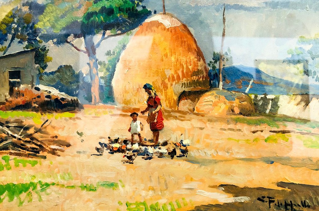 Cafiero Filippelli (1889-1973) - Paesaggio di famiglia #1.0