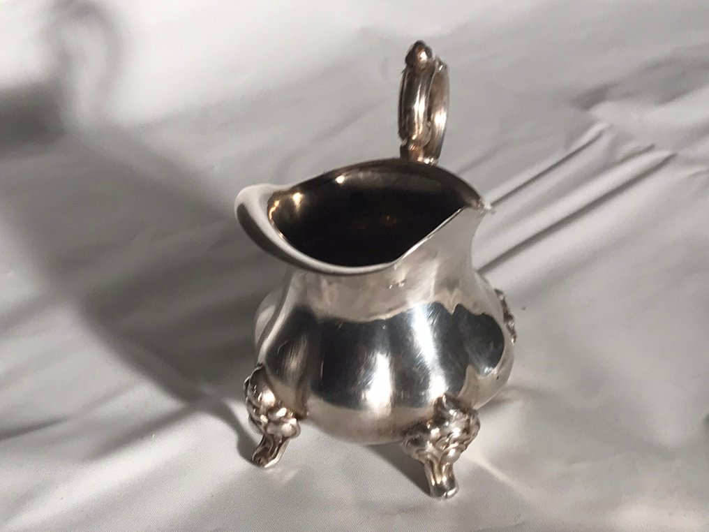 Wilhelm Binder Silberwarenfabrik - c.1890, Schwäbisch Gmünd - Flødekande - .925 sølv - Flødekande #3.2