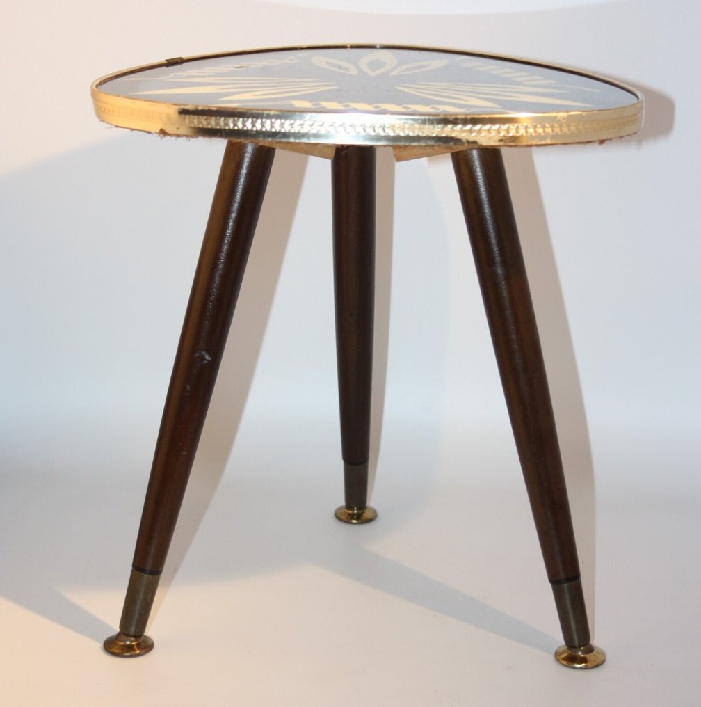 Side table - Wood - flower stool #1.0