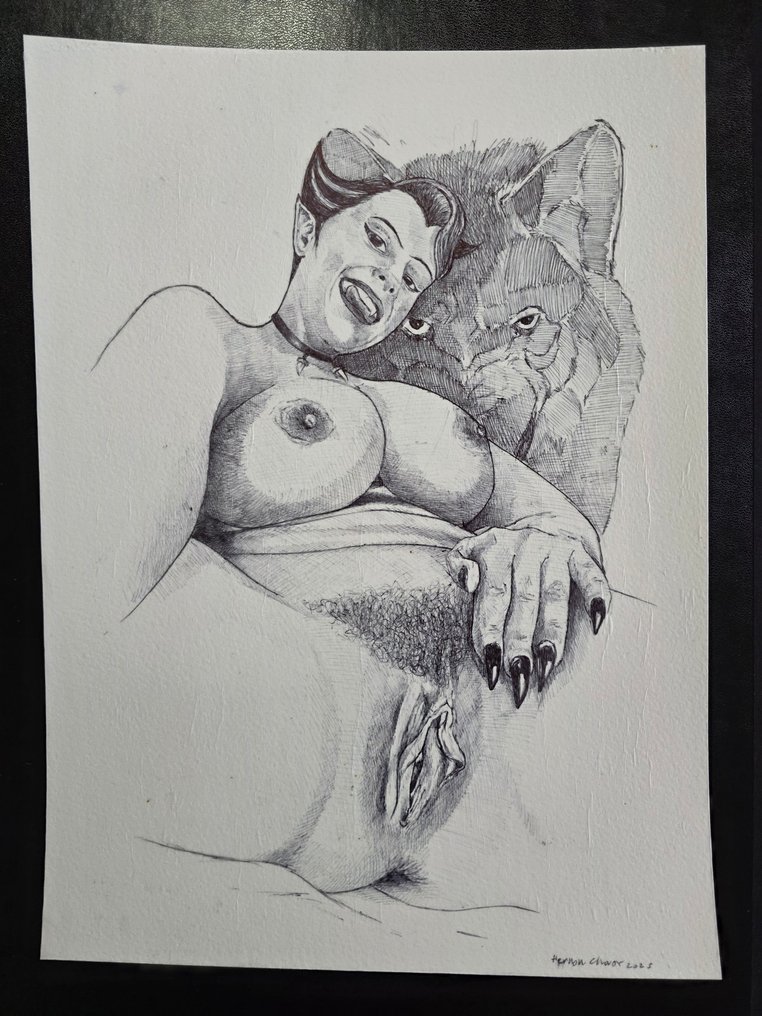 Chavar, Hernàn - 1 Original drawing - altro - Illustrazione originale Ulula - 2025 #1.0