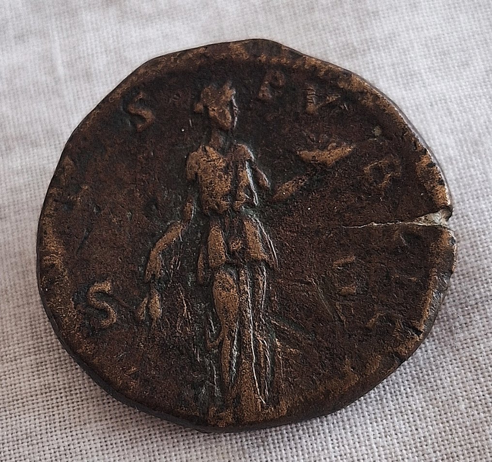 Ρωμαϊκή Αυτοκρατορία. Hadrian (AD 117-138). Sestertius Rome - FIDES PVBLICA  (χωρίς τιμή ασφαλείας) #4.3