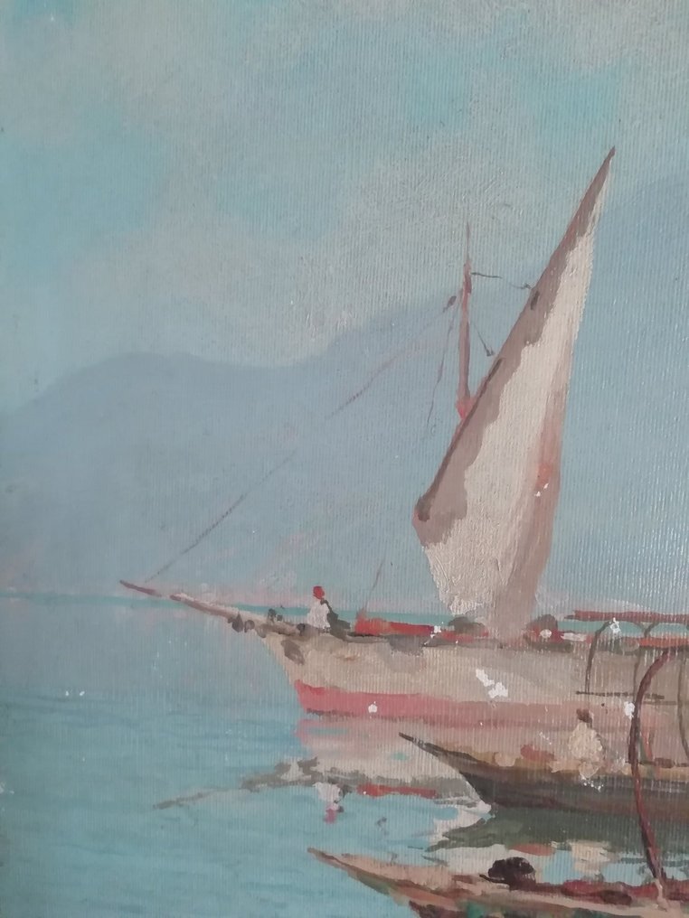 European School (XX), Signed lower right "Lusker" - Lago di Garda #1.0