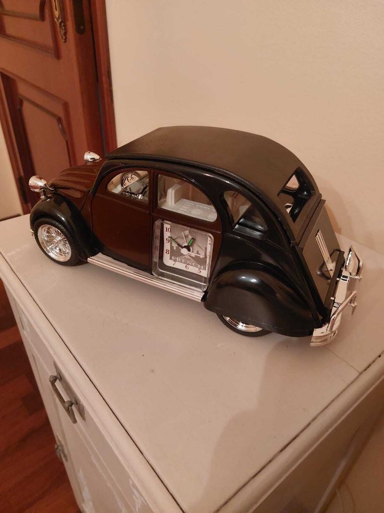 Clock - Citroën - Citroën 2CV stile modellino con orologio da tavolo #2.1