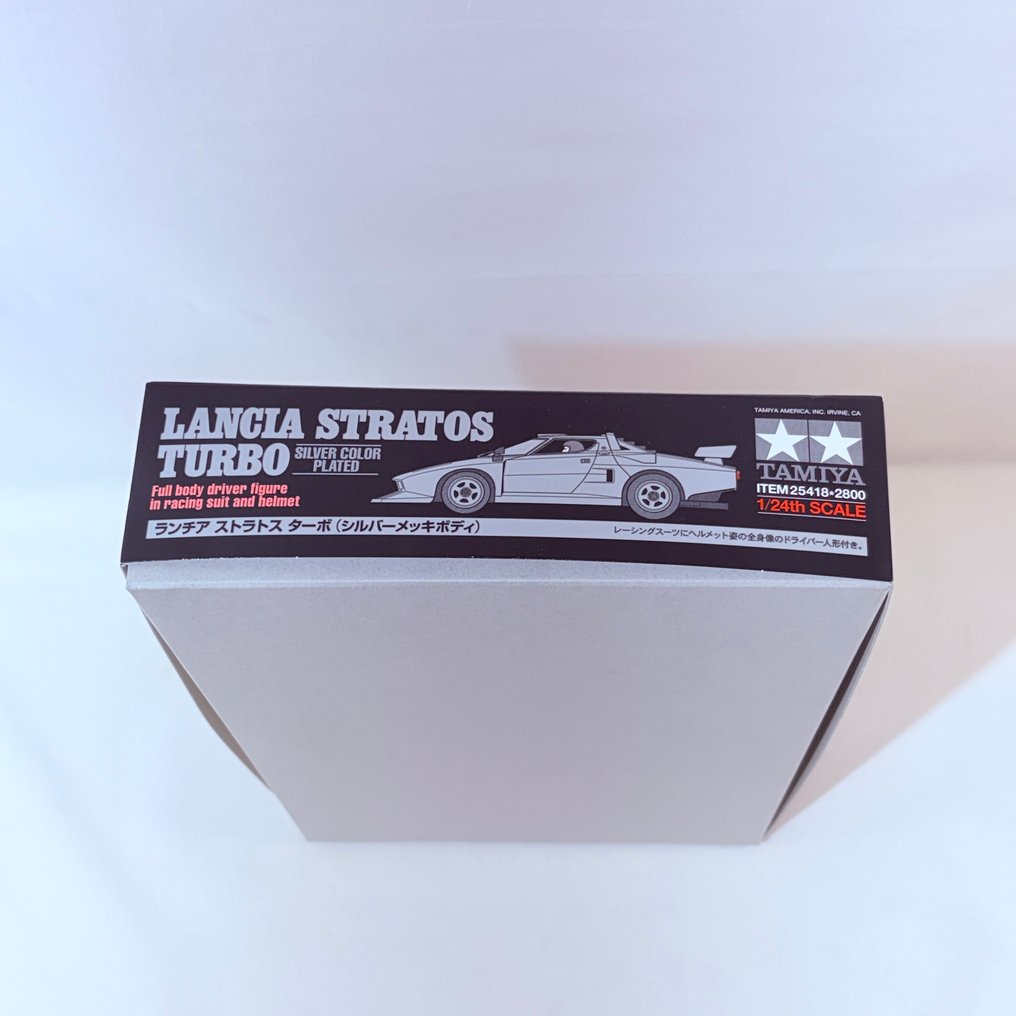 Tamiya 1:24 - Kit de modelismo - Lancia Stratos Turbo SILVER COLOR PLATED - 25418 2018s #2.1