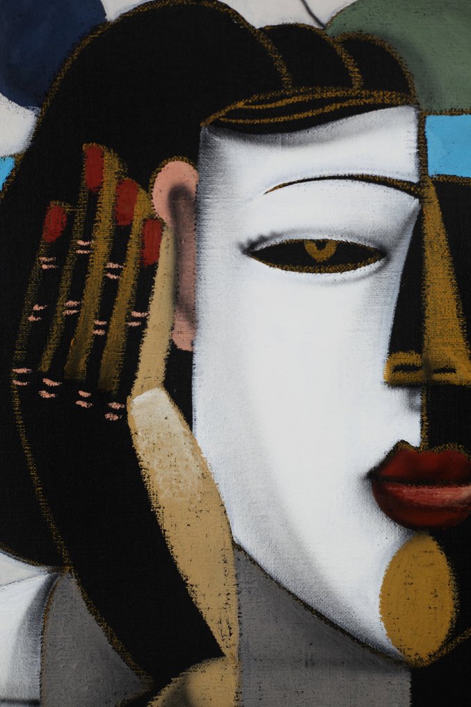 Jone Hopper - Portrait au chapeau bleu #1.0