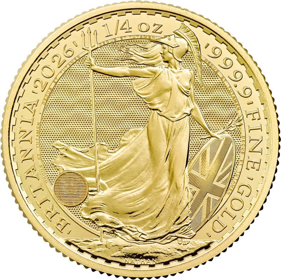 1/4 Ounce - Gold .999 - 2026 - Britannia Charles III fine gold #1.0