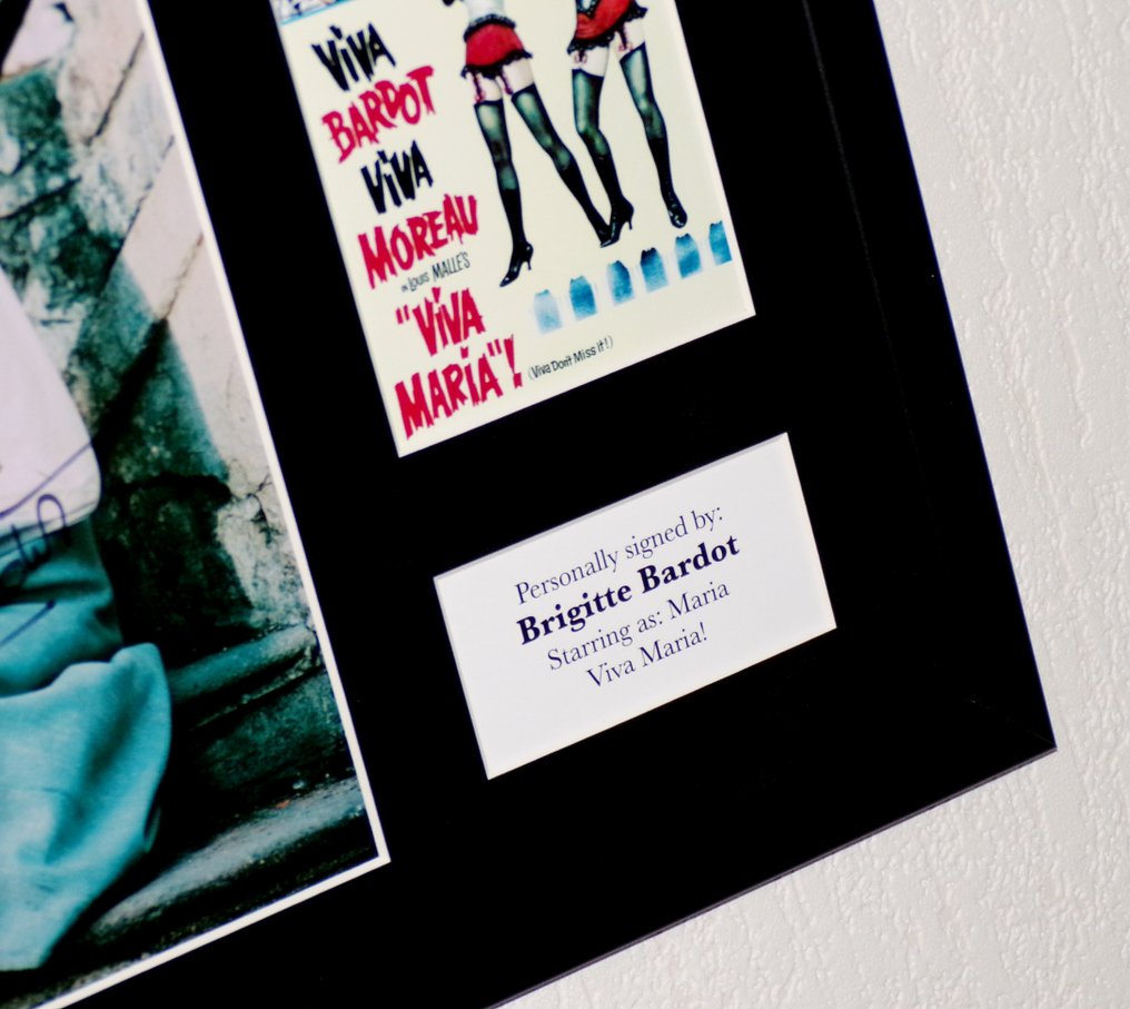 Viva Maria! - Brigitte Bardot (RIP) (Maria) Premium Framed, signed, Certificate of Authenticity #2.1