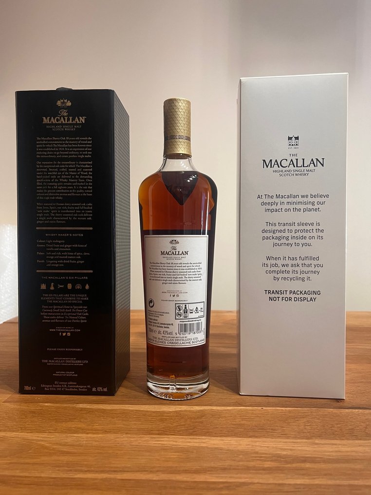 Macallan 18 years old Sherry Oak Cask 2022 Release  - 70cl #4.3