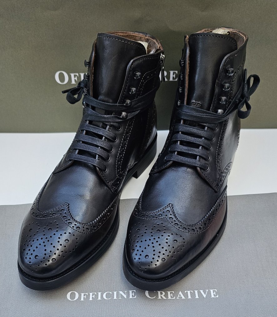 Officine Creative - Μπότες με κορδόνια - Mέγεθος: EU 43.5 #3.2