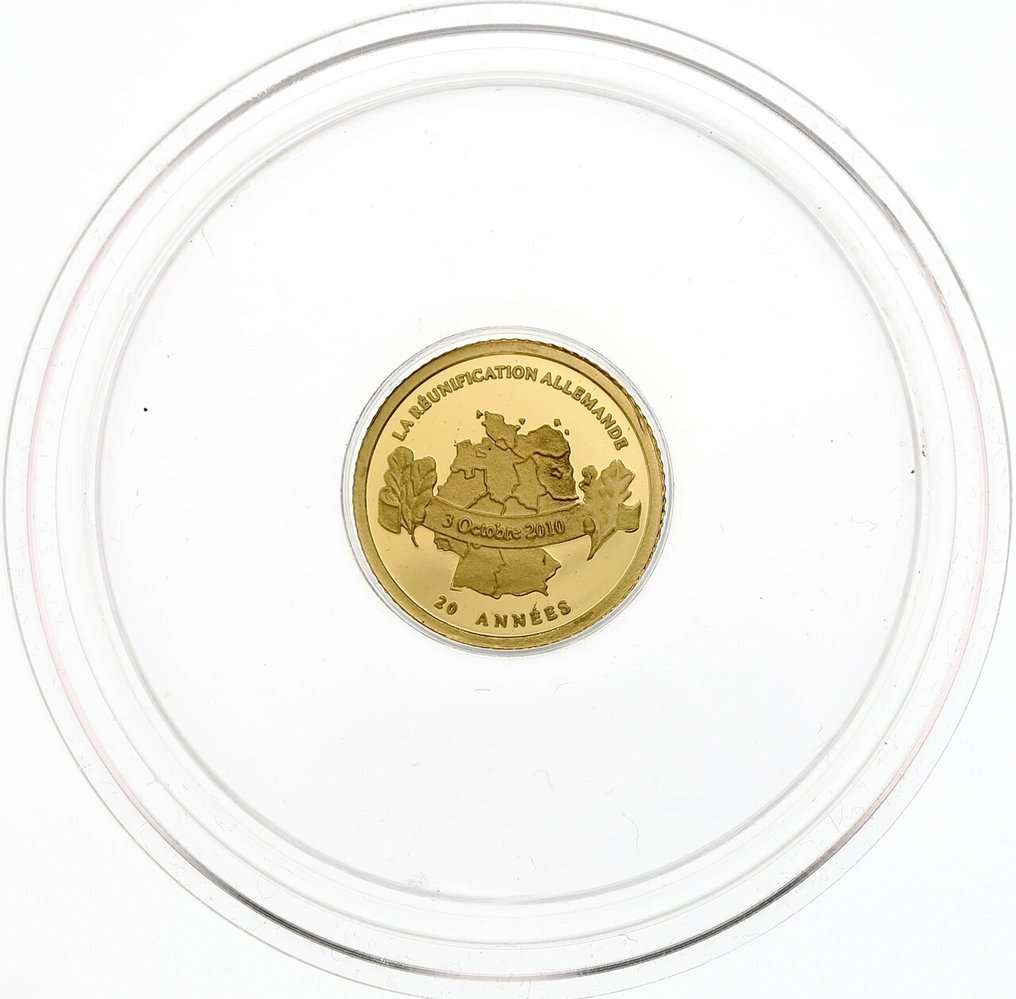 0,5 gram - Oro .999 - Réunification allemande - 2010  (Sin precio de reserva) #2.1