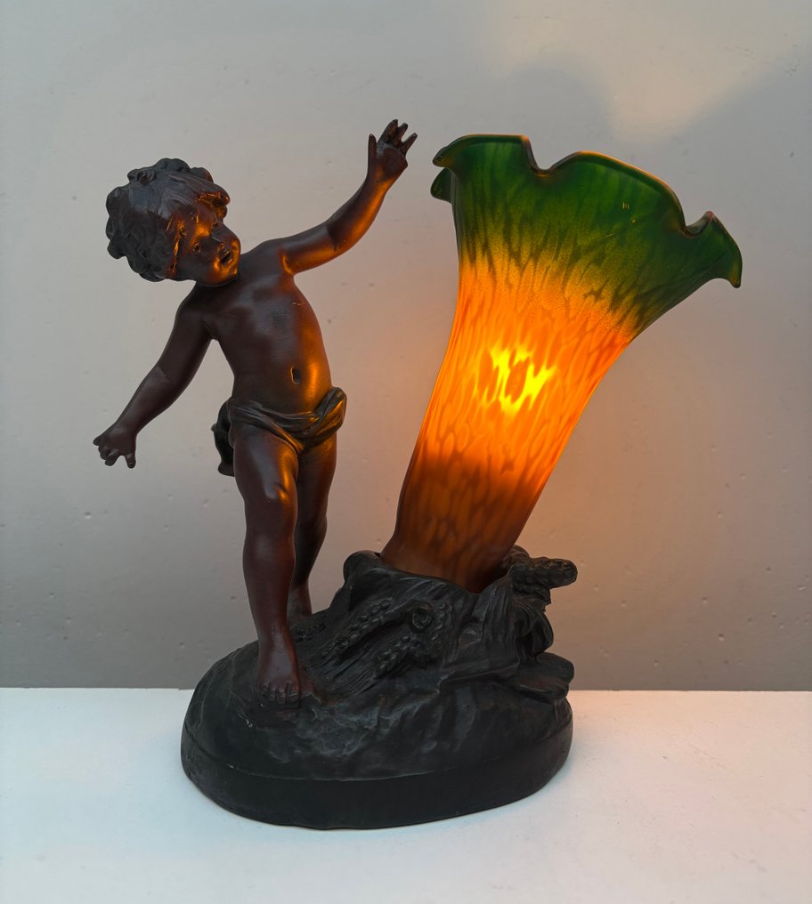 After Moreau - Candeeiro de mesa - Vidro, Compósito #1.0