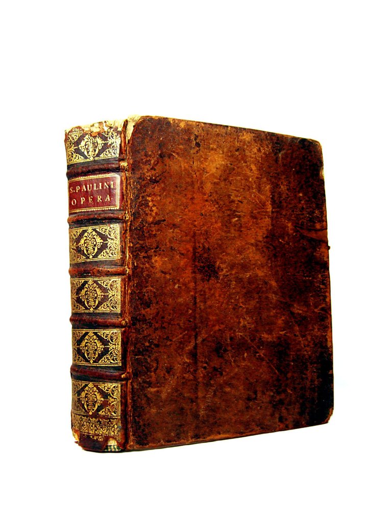 Paulin de Nol (Paulinus of Nola) - S. Pontii Meropii Paulini Nolani Episcopi Opera (in-quarto edition) - 1685 #1.0