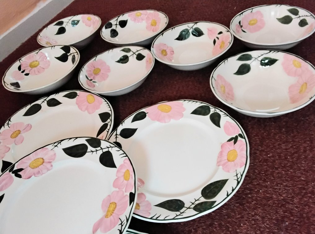 Villeroy & Boch - Villeroy Boch - Vacsora szervírozás (12) - Faience - Villeroy Boch Wild rose #2.1