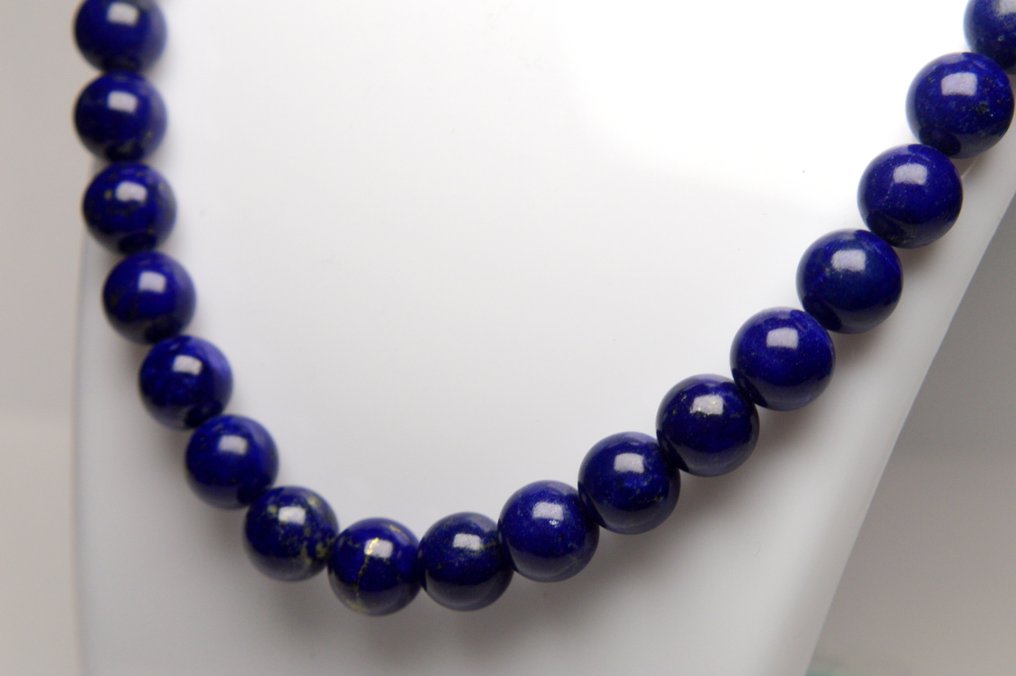 Lapislazuli - Dunkelblauer Lapis Lazuli - 92,8 g - Halskette #4.3