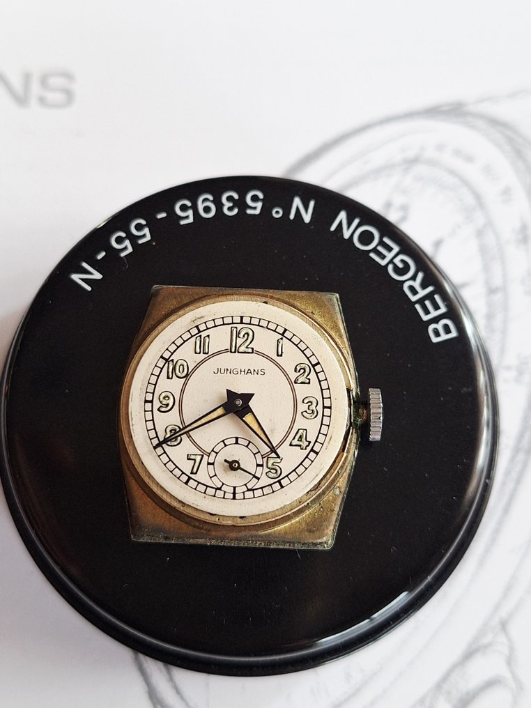 Junghans - Military cal J 80 art deco - Ingen mindstepris - Mænd - 1950-1959  #3.2