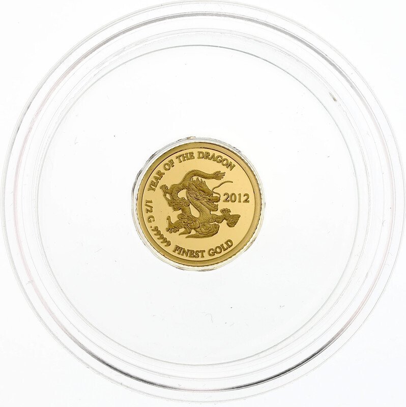 0,5 gram - Oro .999 - Année du serpent - 2012  (Sin precio de reserva) #1.0