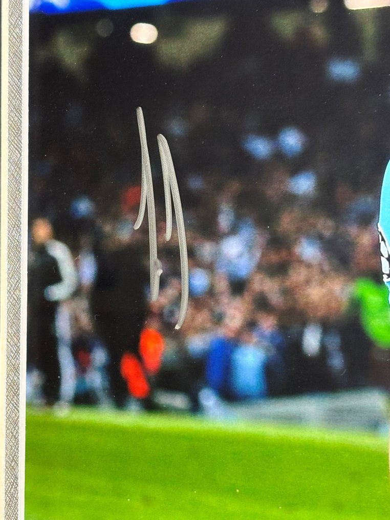 Manchester City - Liga angielska - Kevin De Bruyne - Premium Frame – Museum Quality - No rp Price ! - Fotografia  #1.0