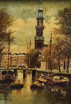 Anton Rutgers (1905-1981) - Westertoren in Amsterdam #1.0