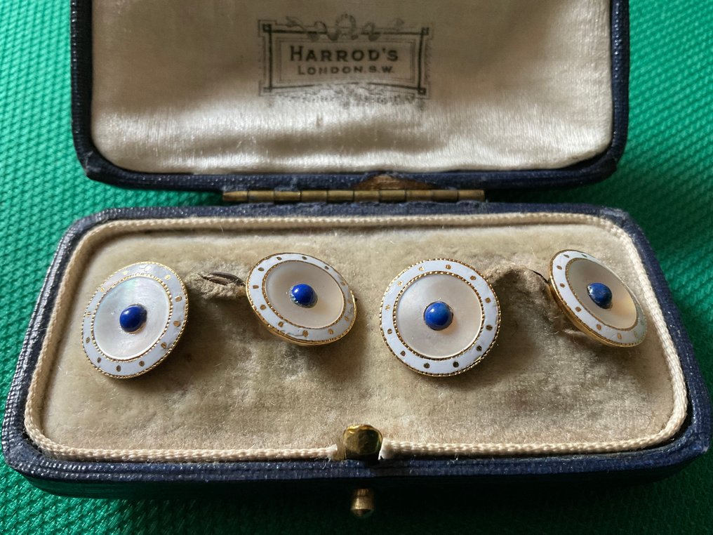 Fără preț de rezervă - Butoni Ottone Lapid Iazuli #1.0