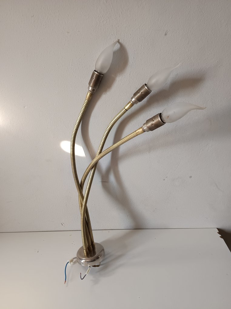 Cattellani & smith  - Lampada da parete - Torciú 3 - Ottone nichelato - Lotto 1  #3.2