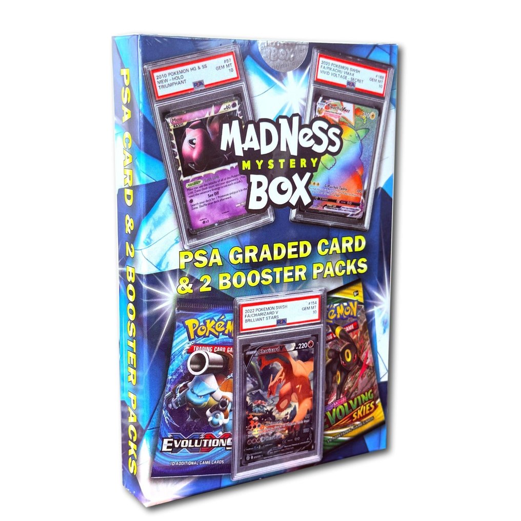 Pokémon Mystery box - PSA Graded Card & Packs - Madness Mystery Box - Pokémon #2.1