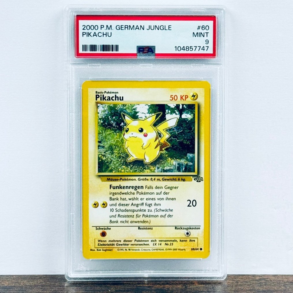 Pokémon Graded card - Pikachu Jungle #60 - Pokémon - PSA 9 #1.0