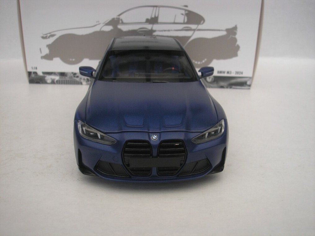 Minichamps 1:18 - Modellino di auto - Bmw M3 - 2024 - Matt Blue Metallic #4.3