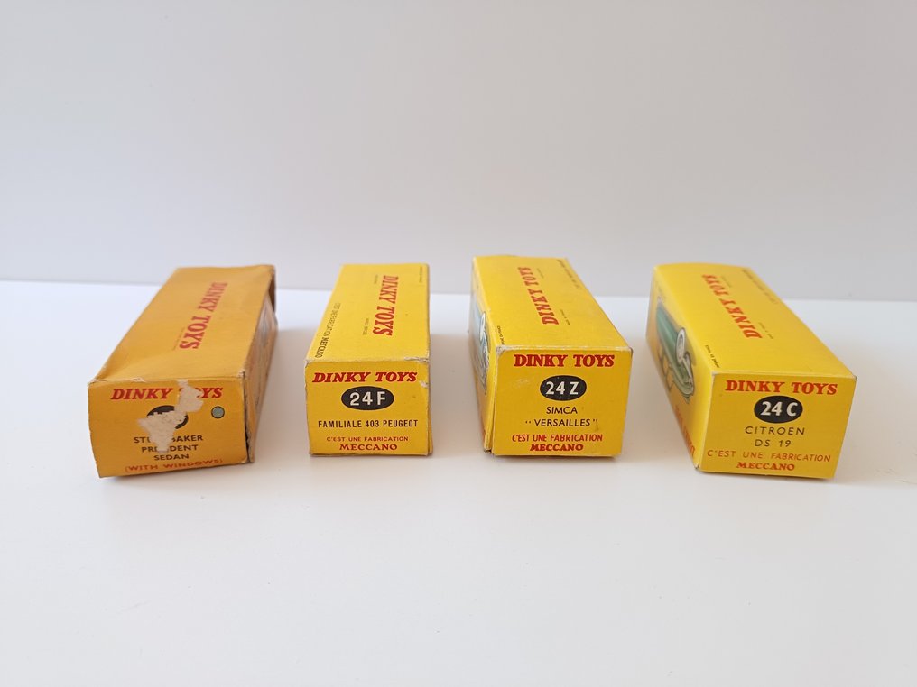 Dinky Toys 1:43 - Coche a escala  (4) - 4x Boxed Models #2.1